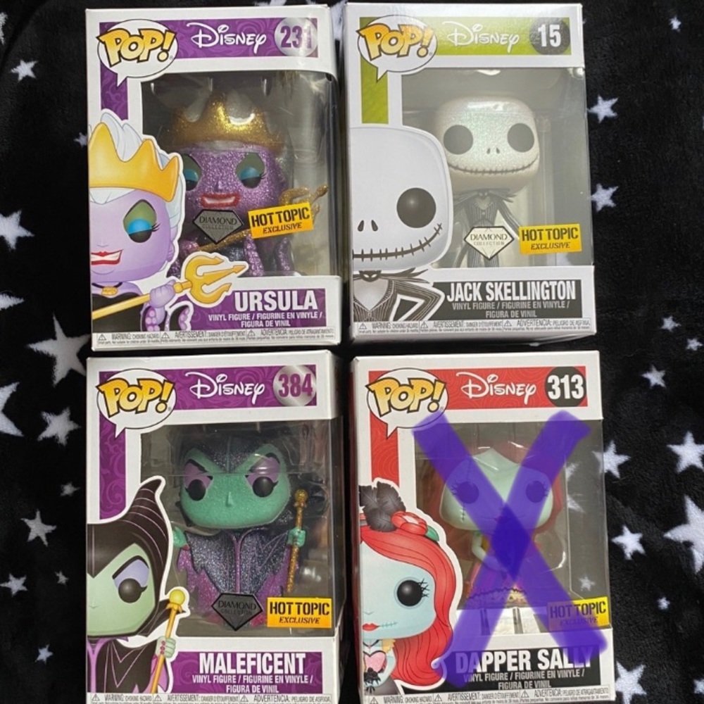 Spooky/Villians Disney Funko Pop Lot